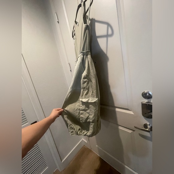 Daily Practice by Anthropologie Moss Tank Twofer Cargo Midi Dress M - Picture 5 of 8